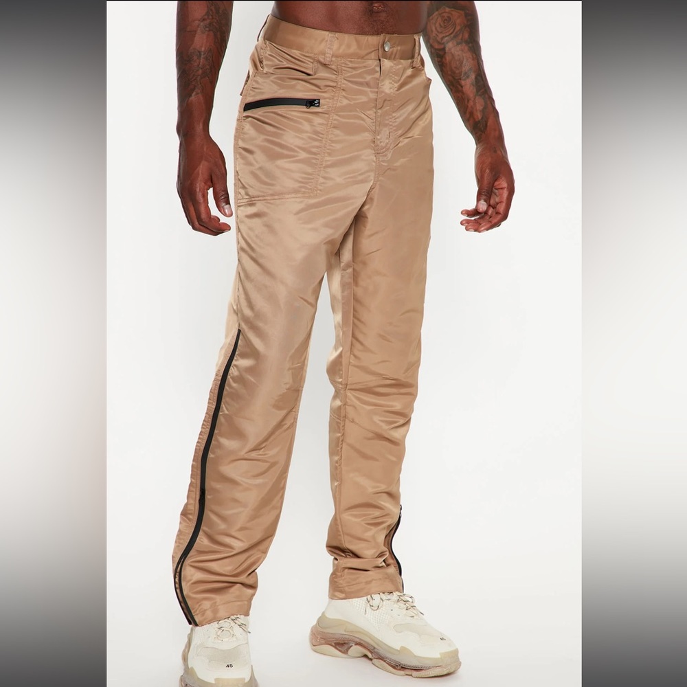 Zip Me Halfway Cargo Pants in Khaki